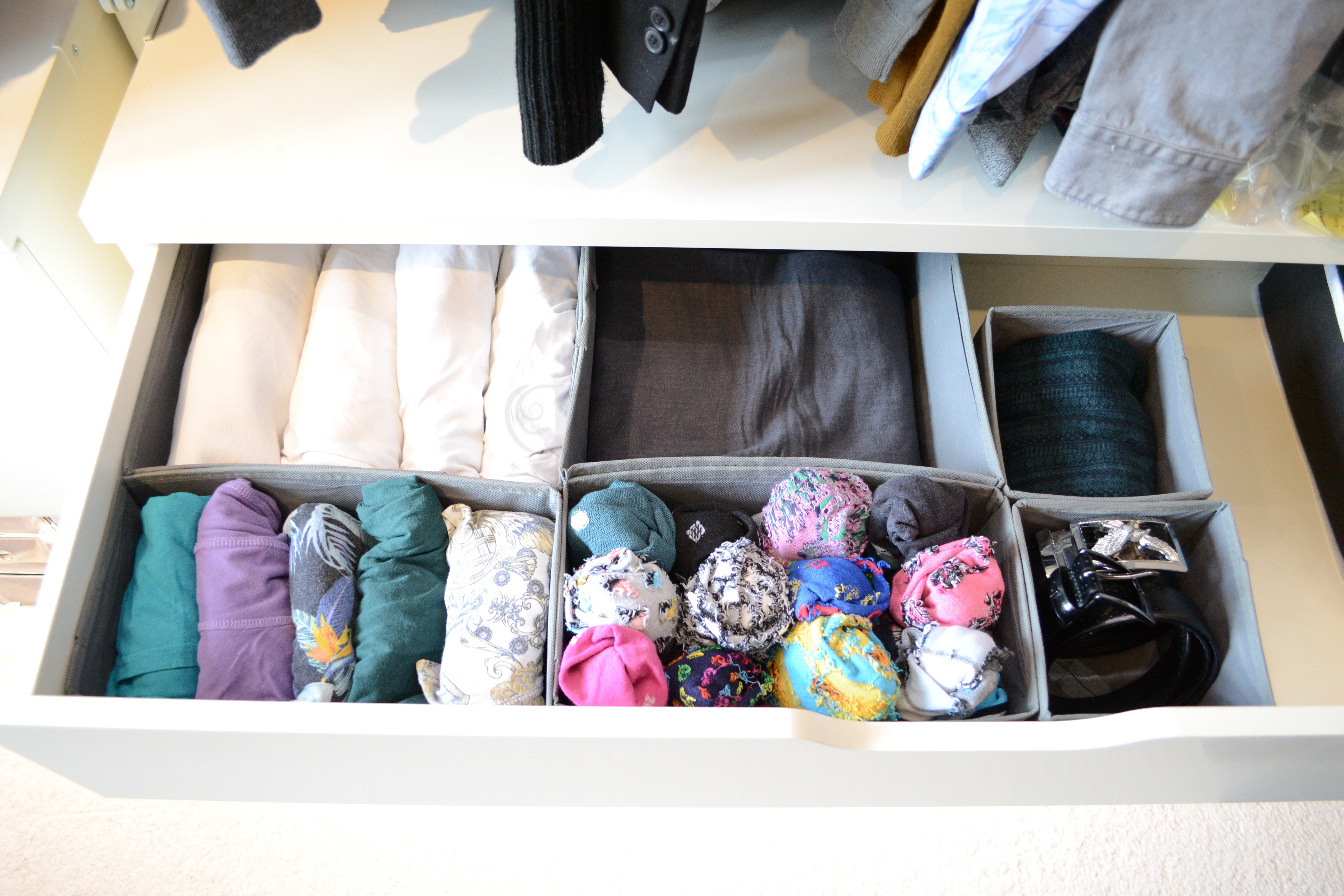 Periea 3 Pack Storage Solution Box Wardrobe Organiser Drawer Divider Socks Bra 