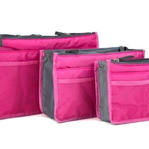 28 Colors Available Pink, Large Chelsy Medium or Large Small Periea Purse Organizer Insert Handbag Organizer 
