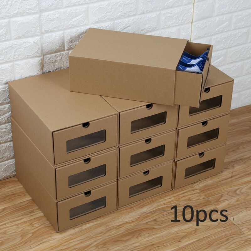 30 PACK of Foldable Shoe Box Storage blog.knak.jp
