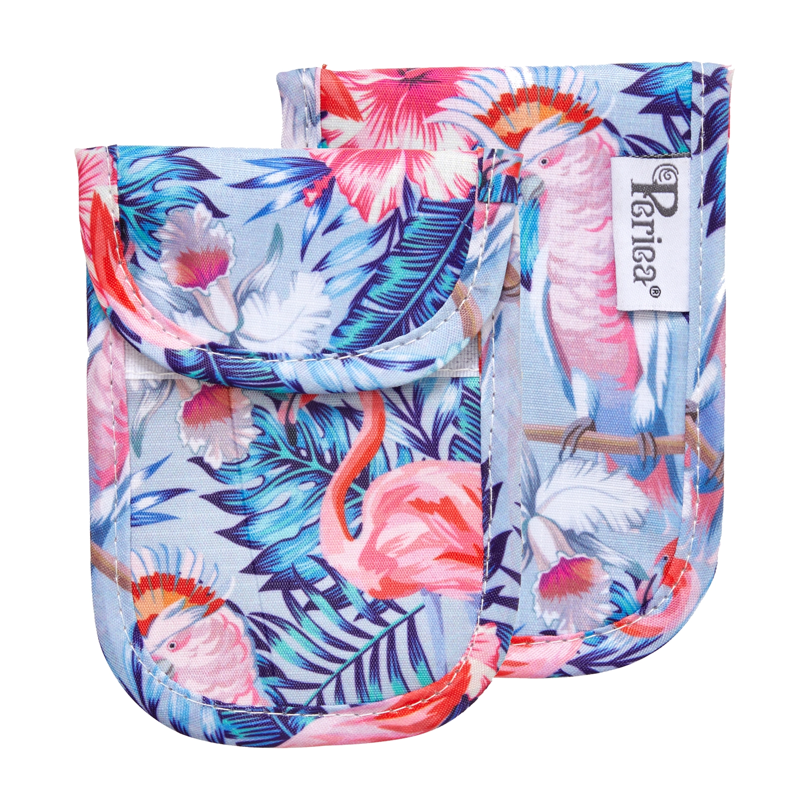 RFID Signal Blocking Car Key Pouches Pack of 2 - Flamingo White